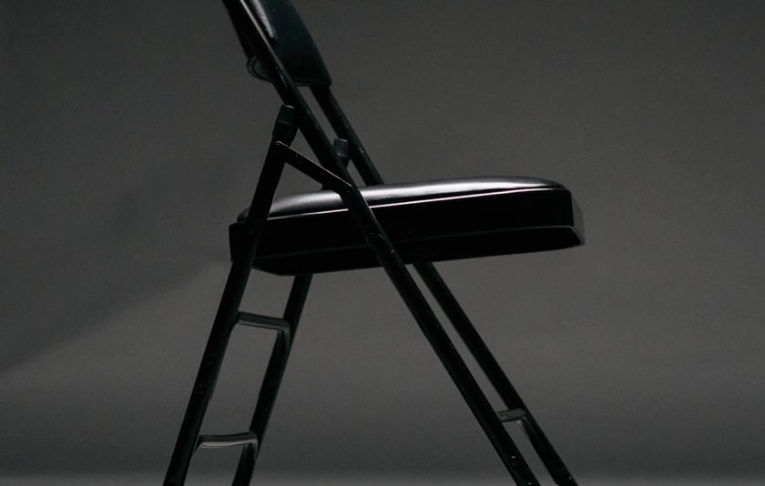 black chair